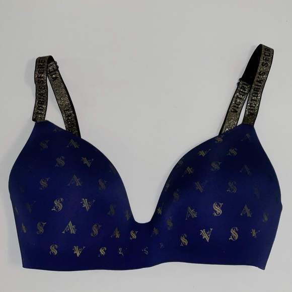Victoria's Secret Other - Victoria’s Secret Blue Lightly Lined Bra 32DD